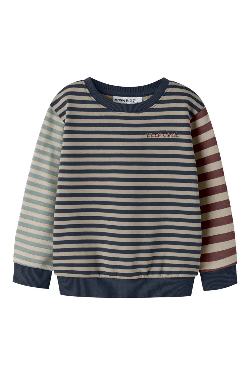 Name It - Nmmsomuel Ls Nreg Sweat - 5135741 Navy Blazer