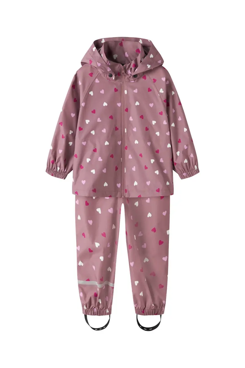 Name It - Nmndrain05 Rain Set - 5108589 Wistful Mauve Hearts