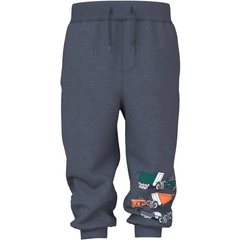 Name It Ombre Blue Tractors Pants Nmmvimo Nreg AOP Swe Bukser Bru