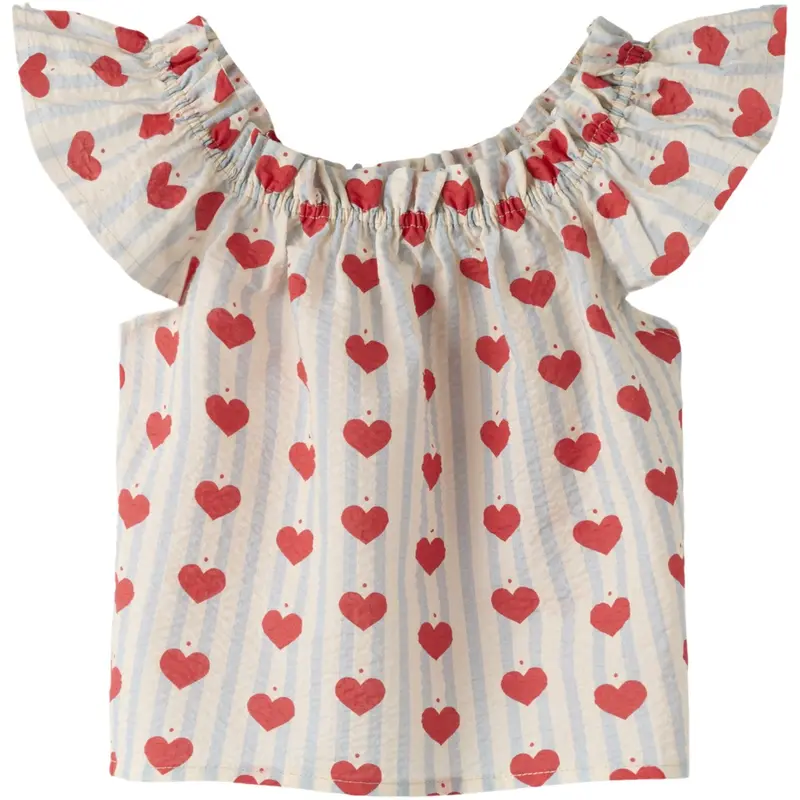 Name It Pearl Blue Nmfhulla Ss Top "120"