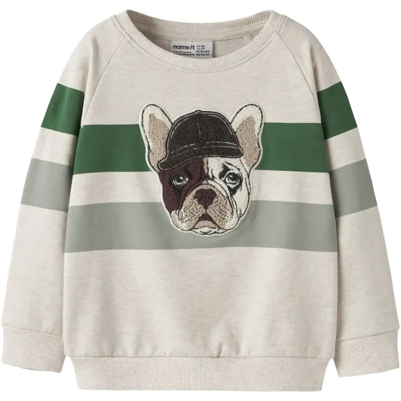Name It Peyote Melange Nmmlei Ls Nreg Sweat Bru 322