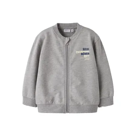 NAME IT Sweat Cardigan Dalm Grey Melange