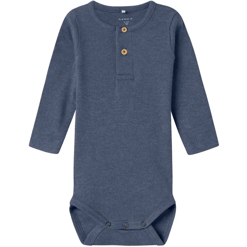 Name It Vintage Indigo Melange Nbmkab Ls Body Noos