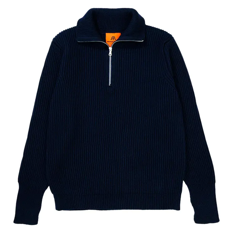 Navy Half-Zip | Uldtrøje | Unisex