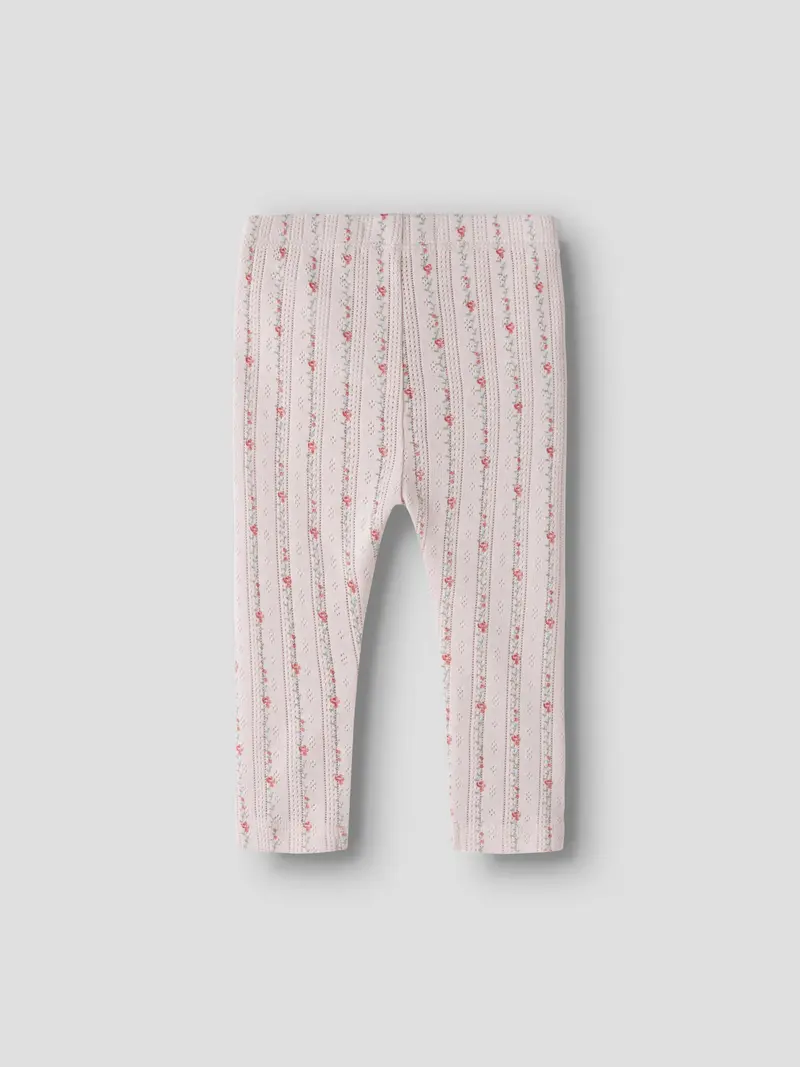 NBFRACHELLO RIA SLIM LEGGINGS LIL - Morganite FLOWER "256"