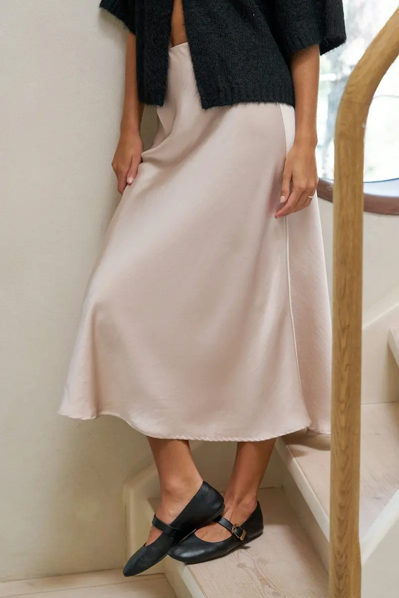 Neo Noir - Bovary Skirt - Champagne
