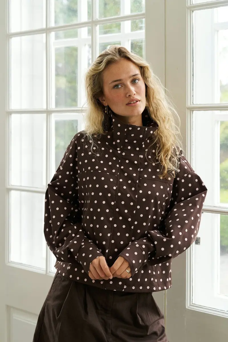 Neo Noir - Callisa Dot Jacket 167353 - 210 - Brown
