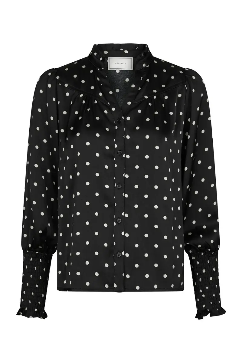 Neo Noir - Camisa Dot Blouse 167161 - 100 - Black