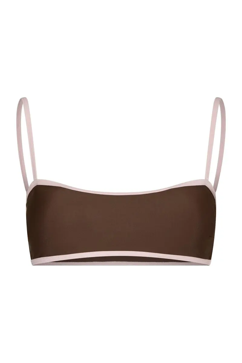 Neo Noir - Fia Solid Contrast Bikini Top 167792 - 754 - Light Pink