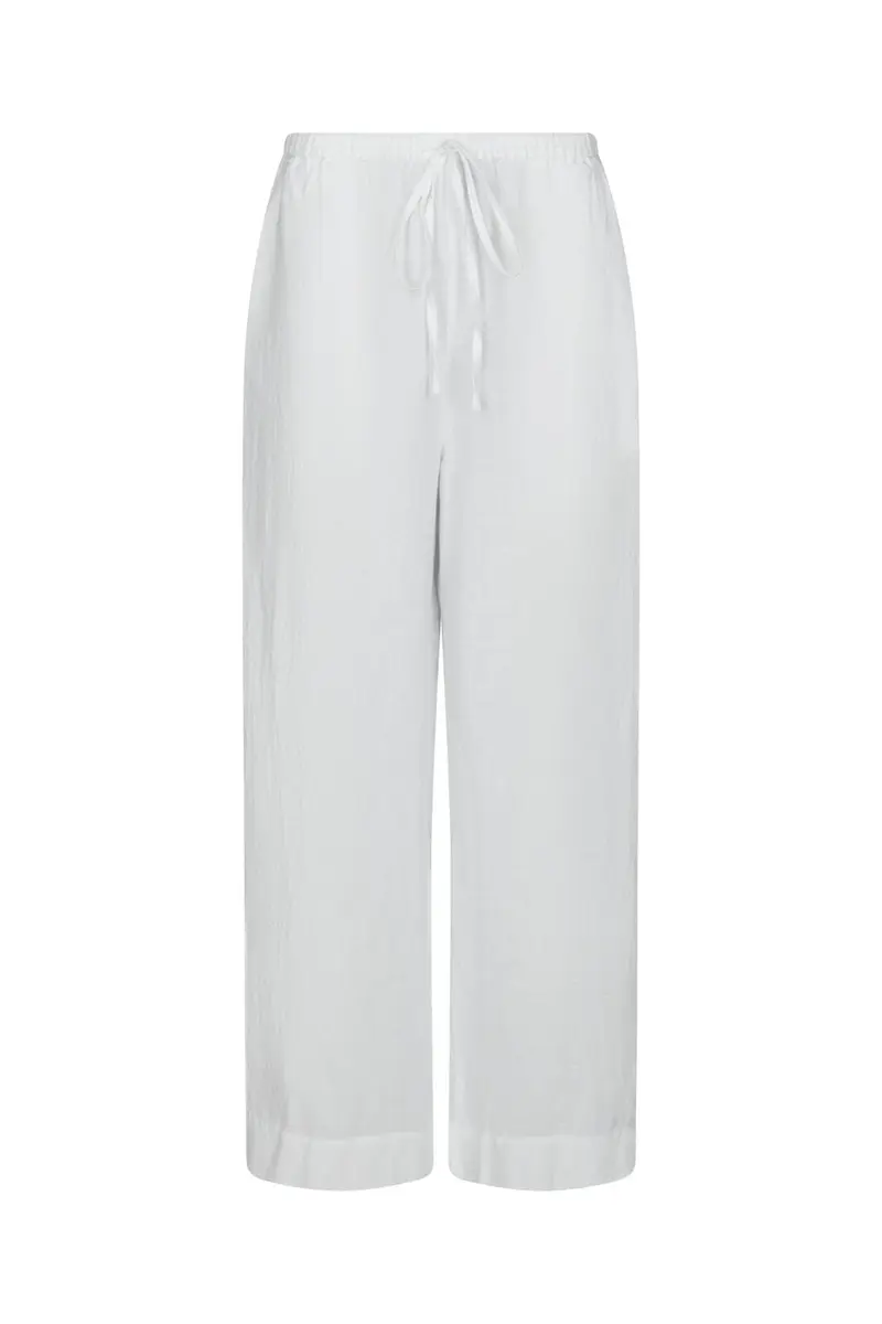 Neo Noir - Heifa Linen Pants 167698 - 120 - White