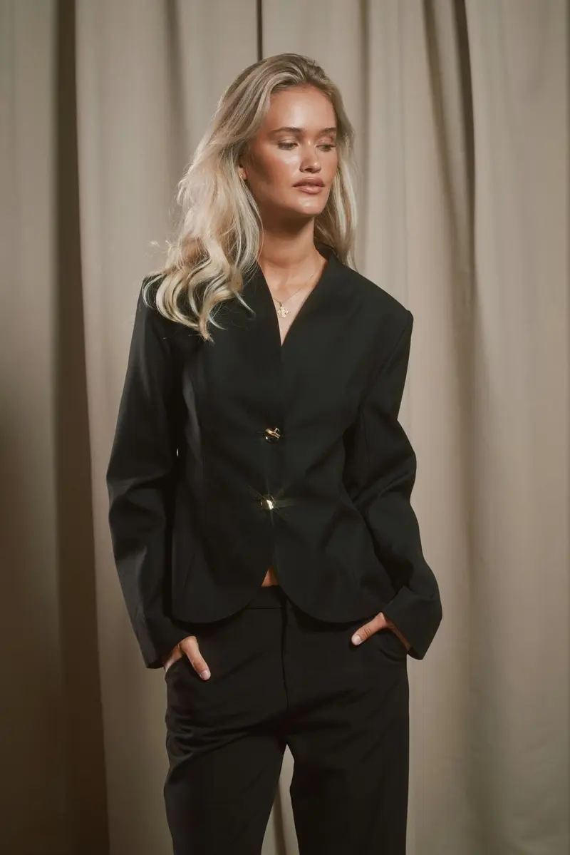 Neo Noir - Jacine Deco Blazer 170065 - 100 - Black