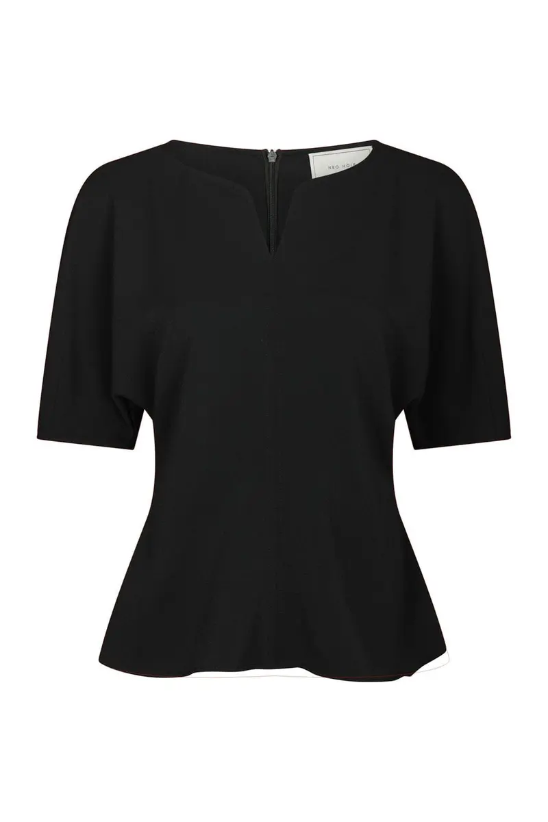 Neo Noir - Josine Crepe Blouse 169712 - 100 - Black