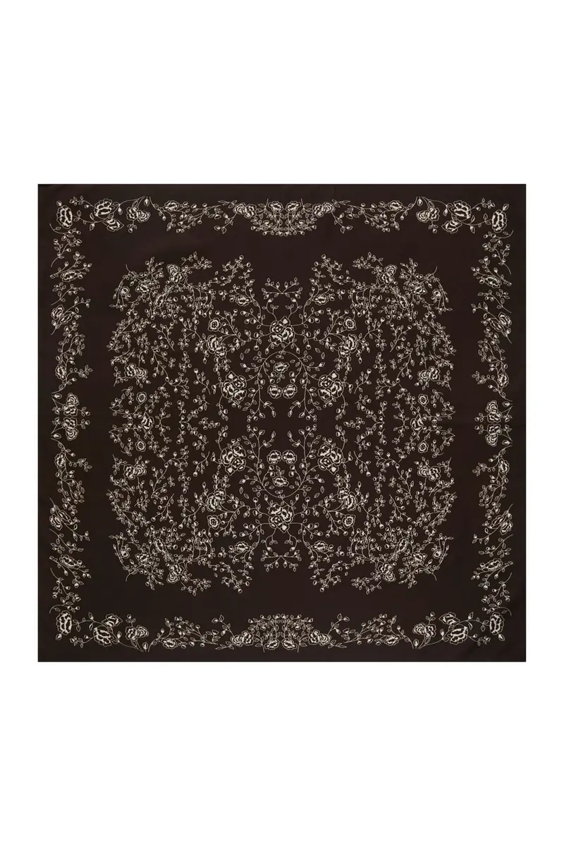 Neo Noir - Kela Print Scarf 170776 - 676 - Dark Brown
