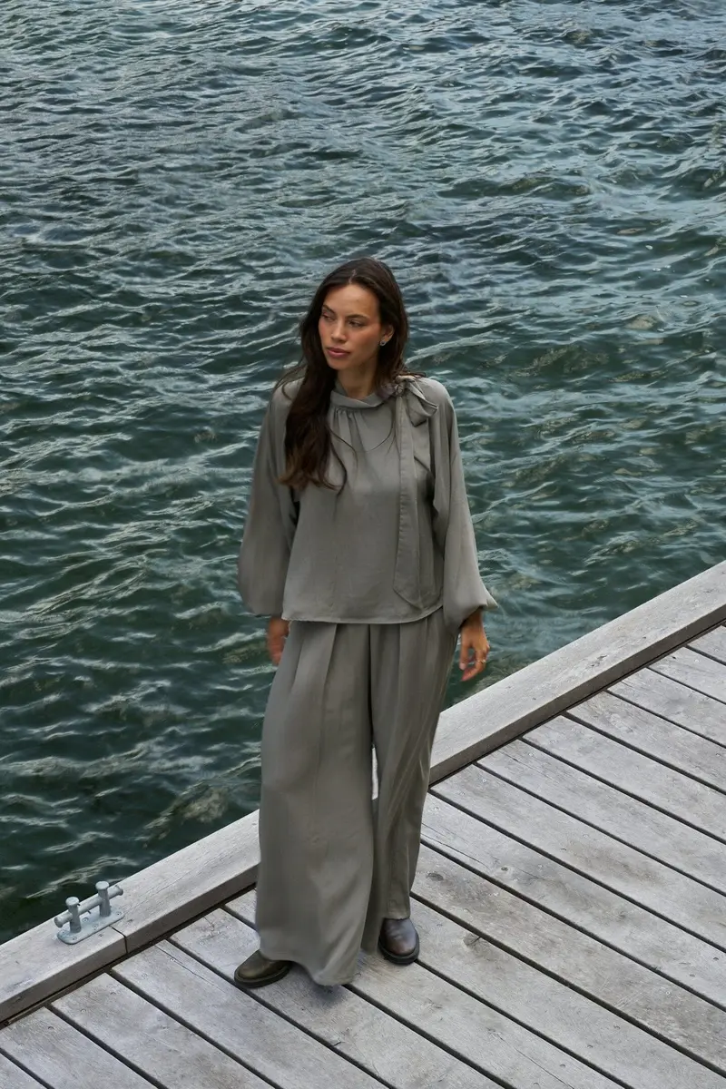 Neo Noir - Lana Pants 160769 - 189 - Warm Grey