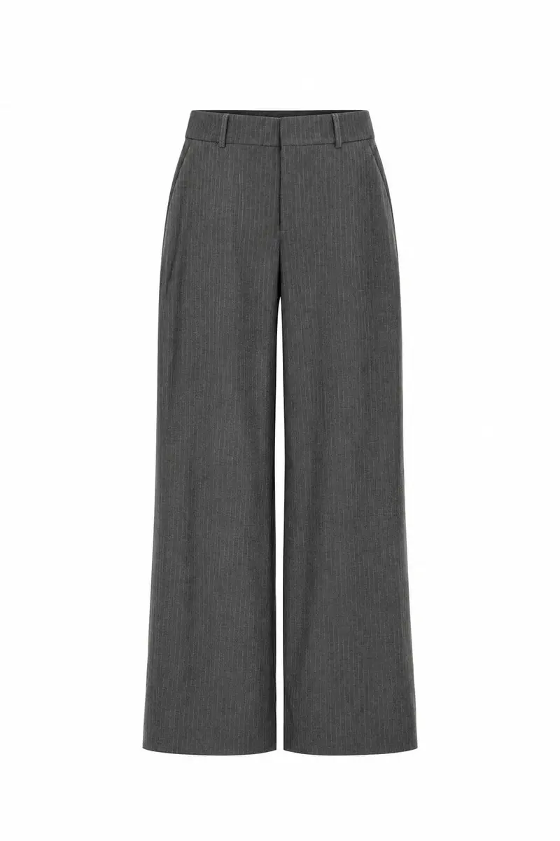 Neo Noir - Nathalie Slim Pinstripe Pants 170346 - 130 - Grey