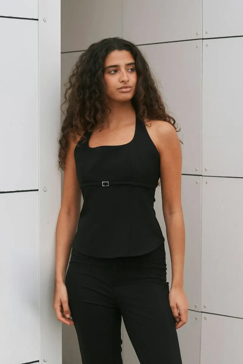 Neo Noir - Rafla Stretchy Top 170281 - 100 - Black