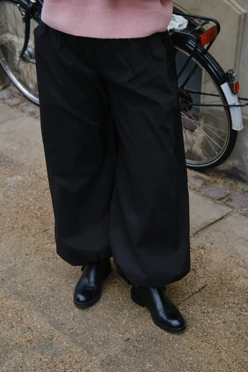 Neo Noir - Roxane Balloon Poplin Pants 167403 - 100 - Black