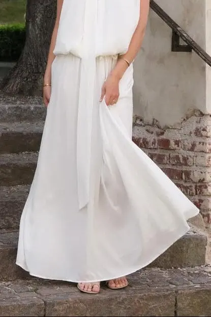 Neo Noir - Sabria Chiffon Skirt 169223 - 121 - Off White