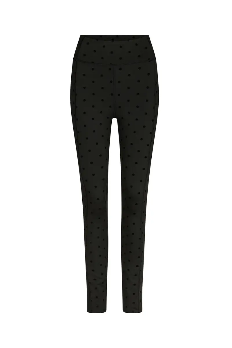 Neo Noir - Samie Pocket Dot Leggings 170723 - 100 - Black