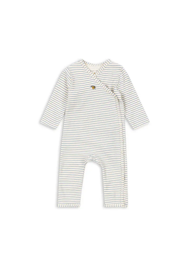 newborn onesie, Stripe Bluie