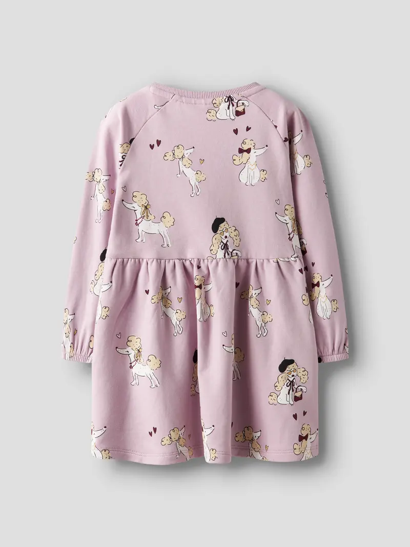 NMFROGIA LS SWEAT DRESS BRU - Keepsake Lilac