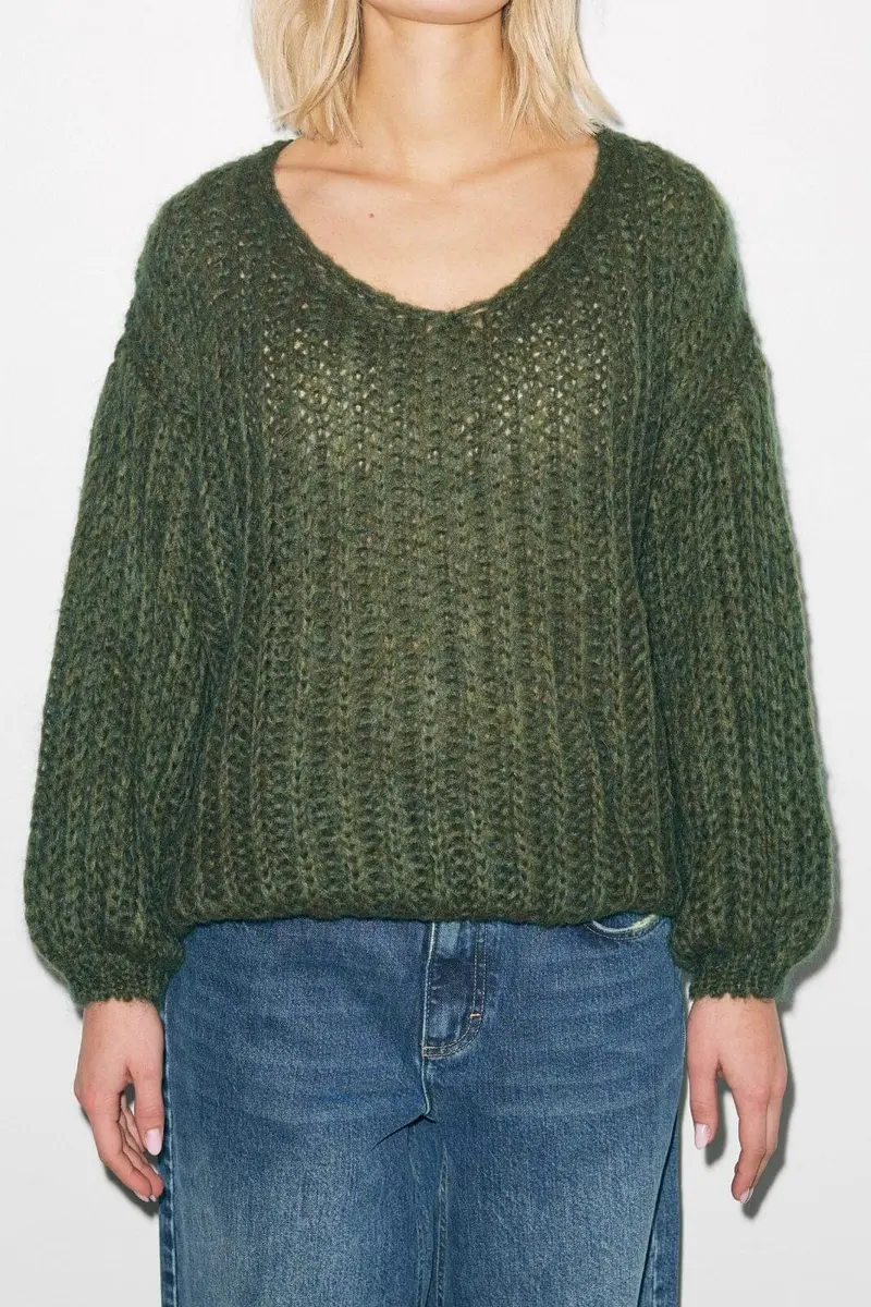 Noella - Joseph Knit Sweater - 010 Army Green
