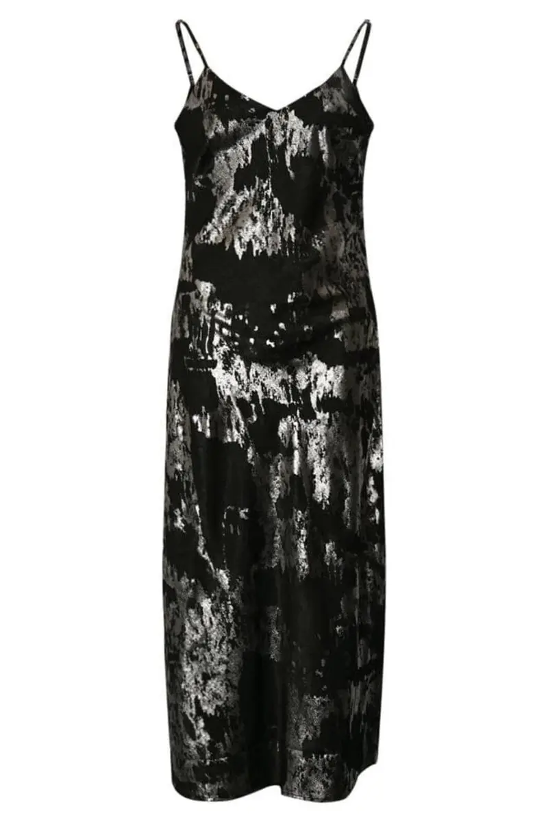 Noella - Keegan Dress - 1211 Black Silver
