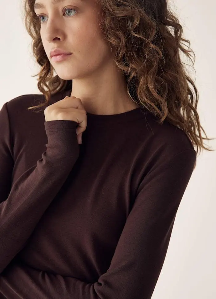 Noella - Lidie Ls Top 14090001 - 674 - Chocolate