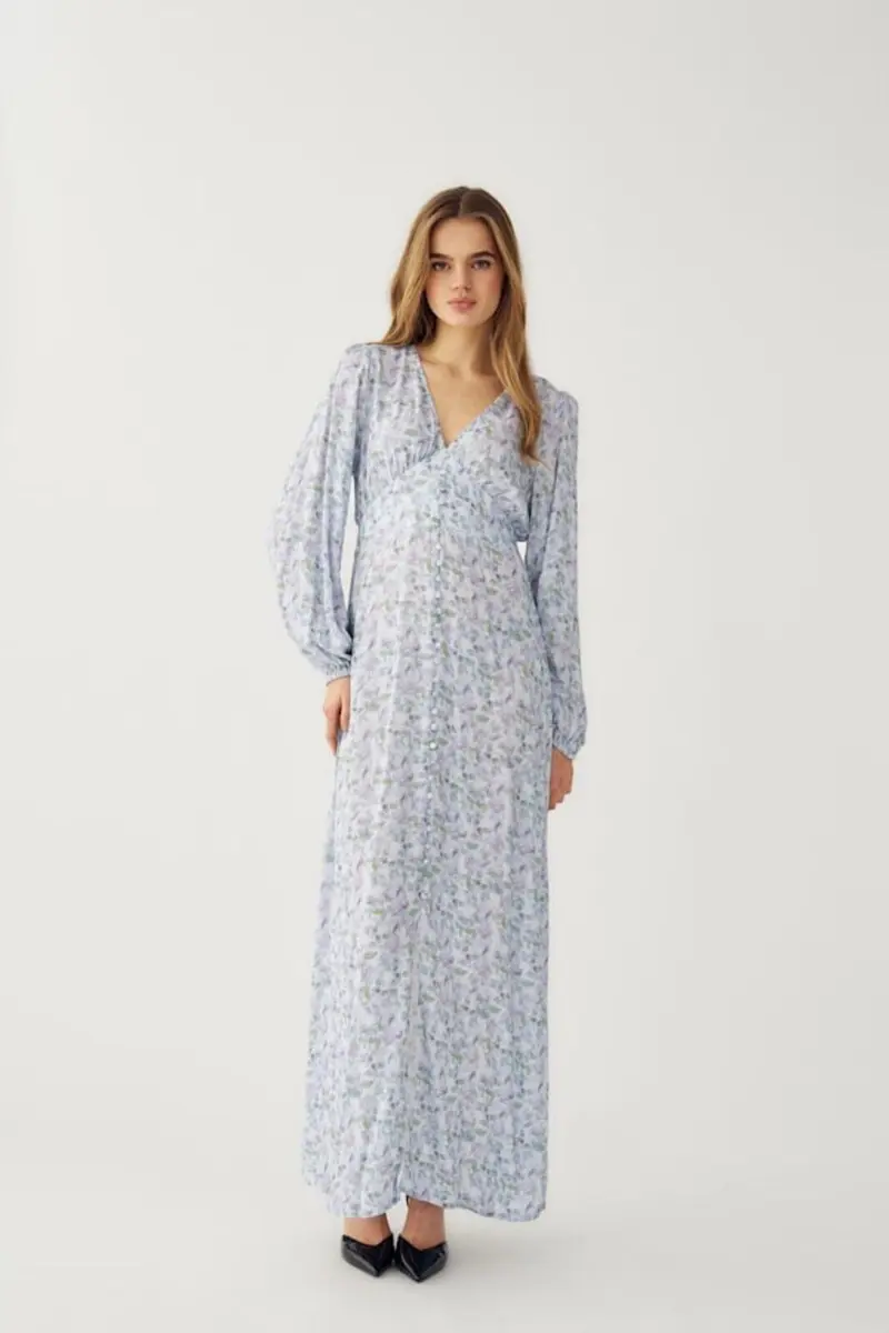 Noella - Lilith Maxi Dress 14160005 - 1390 - Cinthia Blue Print