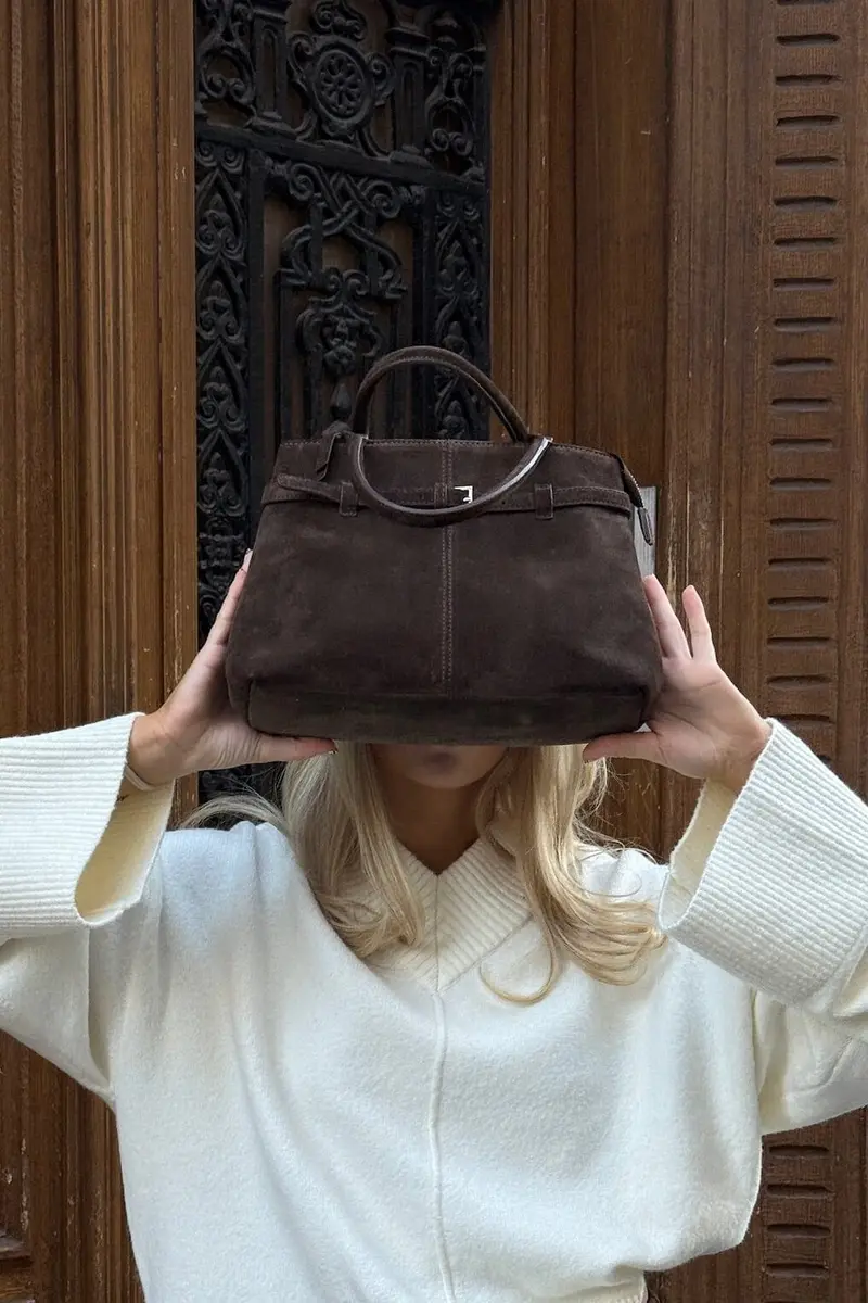 Noella - Macie Bag Real Suede 15970005 - 674 - Chocolate