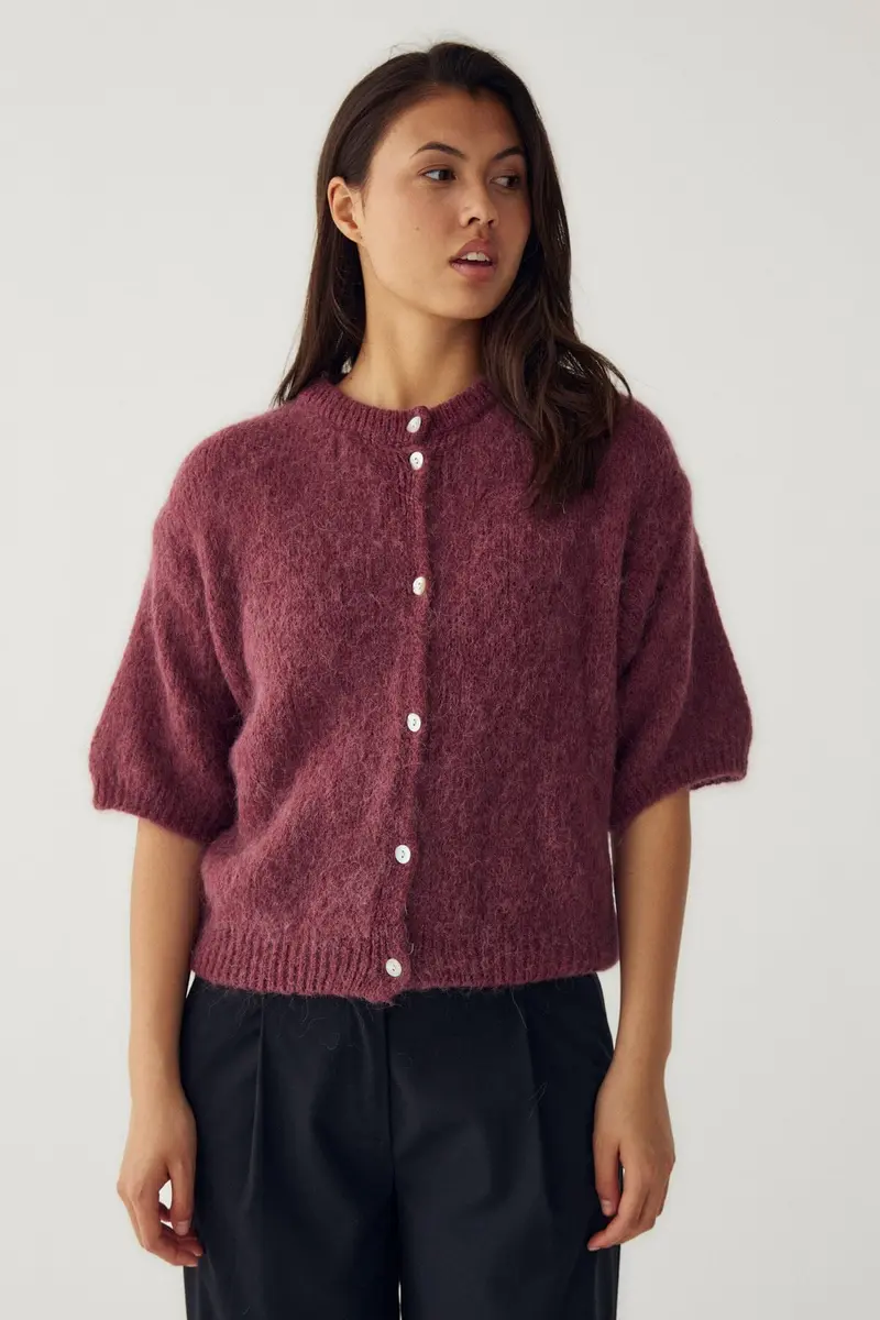 Noella - N-Kae Ss Knit Cardigan 15950003 - 1285 - Rust