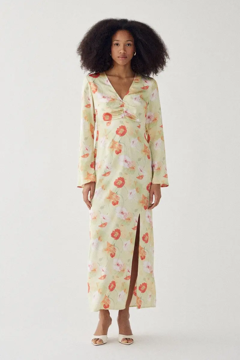 Noella - N-Kamey Dress 15850001 - 1464 - Delina Green Print