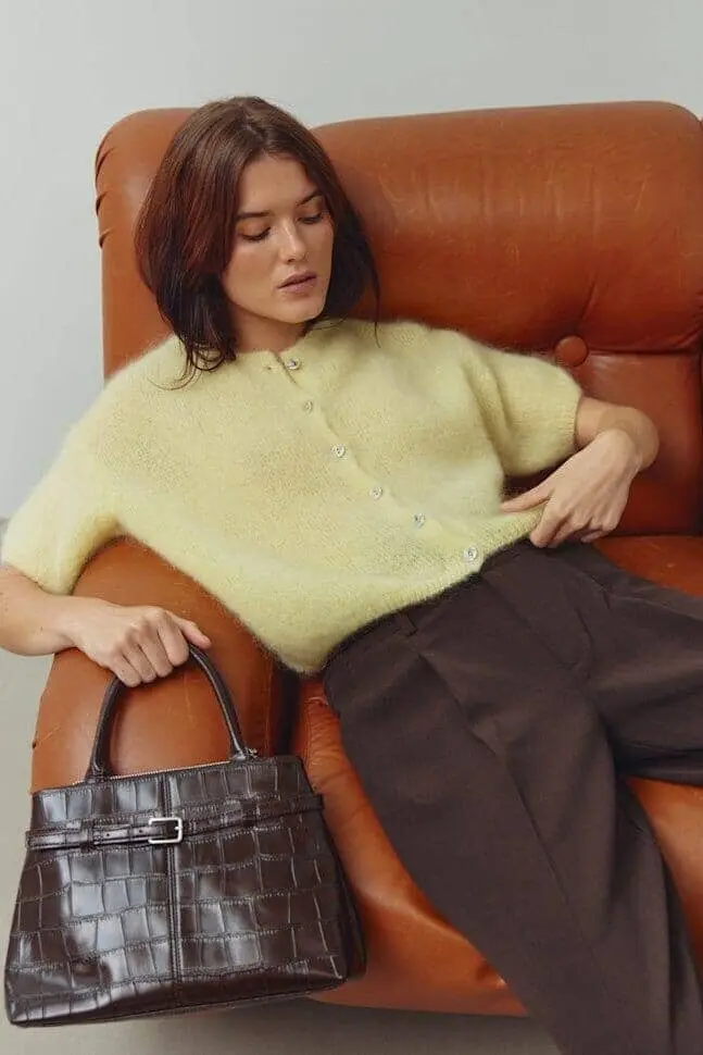 Noella - N-Lorell Knit Cardigan 15250001 - 260 - Light Yellow