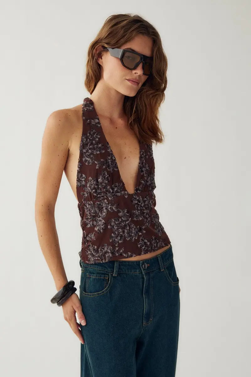 Noella - N-Maribel Top 16320001 - 1471 - Medium Brown