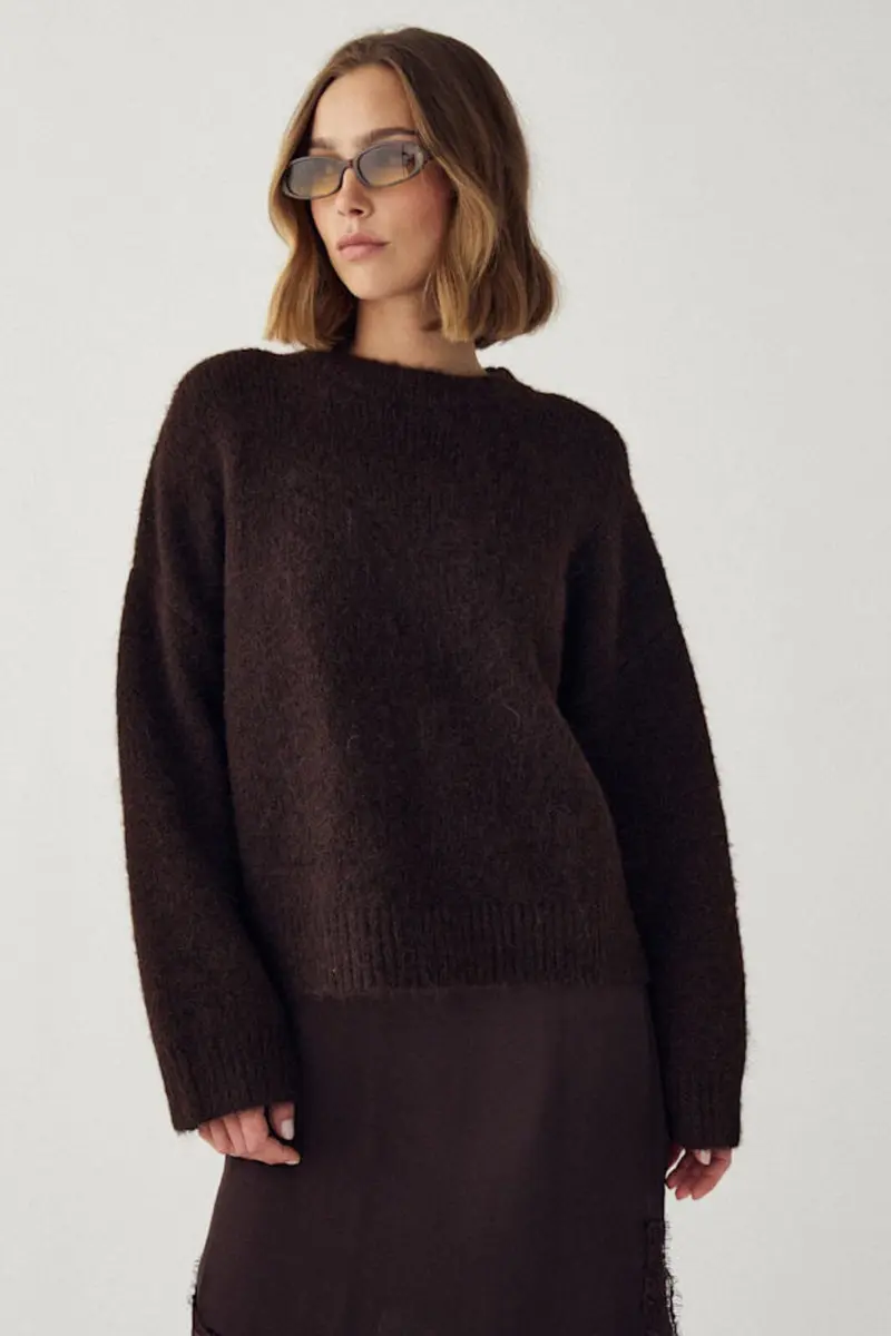 Noella - N-Mavi Knit 16100002 - 674 - Chocolate
