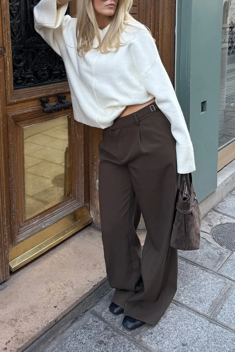 Noella - N-Mavie Pants 16750002 - 674 - Chocolate