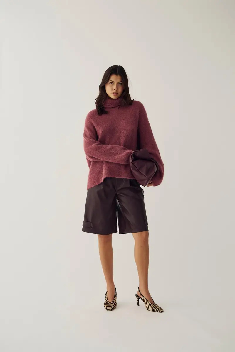 Noella - N-Maybel Shorts 16720002 - 1523 - Cedar Brown