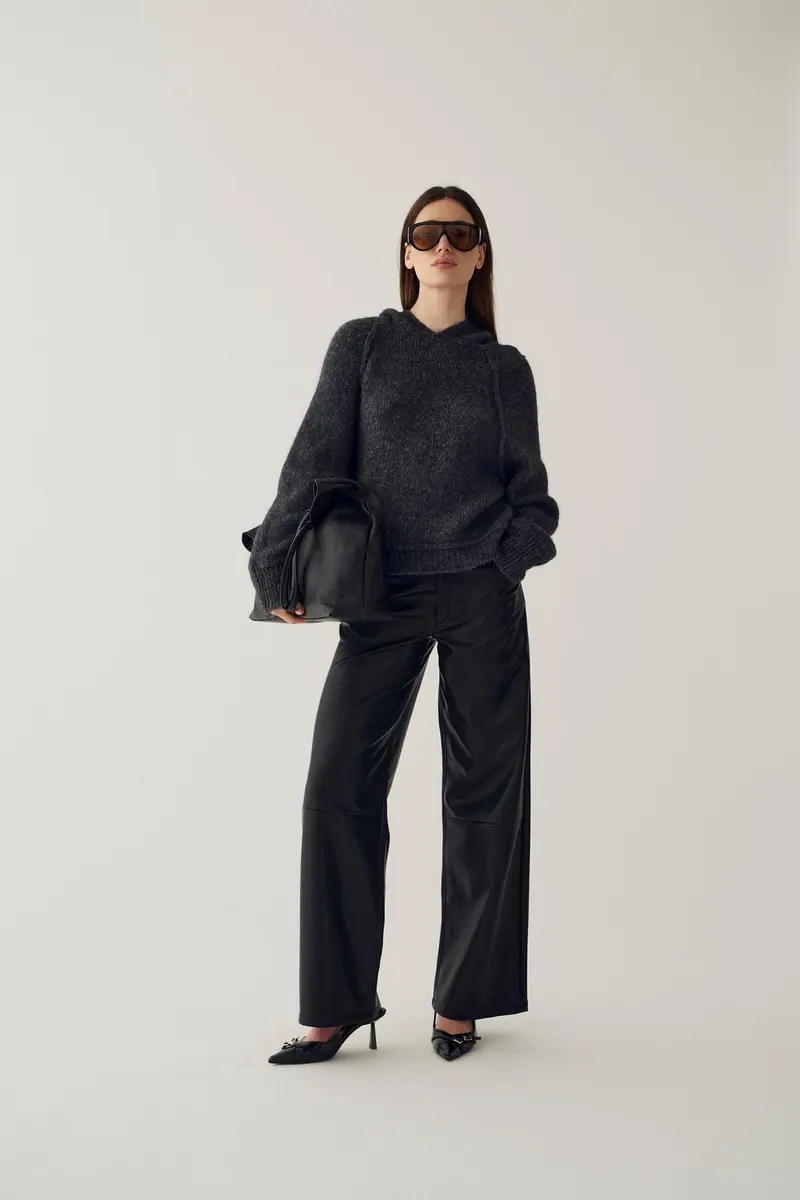 Noella - N-Meeko Knit 16700001 - 019 - Dark Grey Melange
