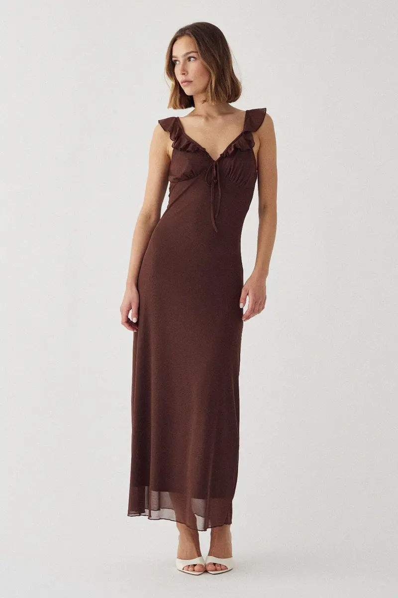 Noella - N-Melinda Dress 15300004 - 1463 - Tawny Brown