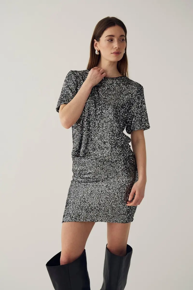 Noella - N-Mera Ss Top 11670009 - 1211 - Black Silver