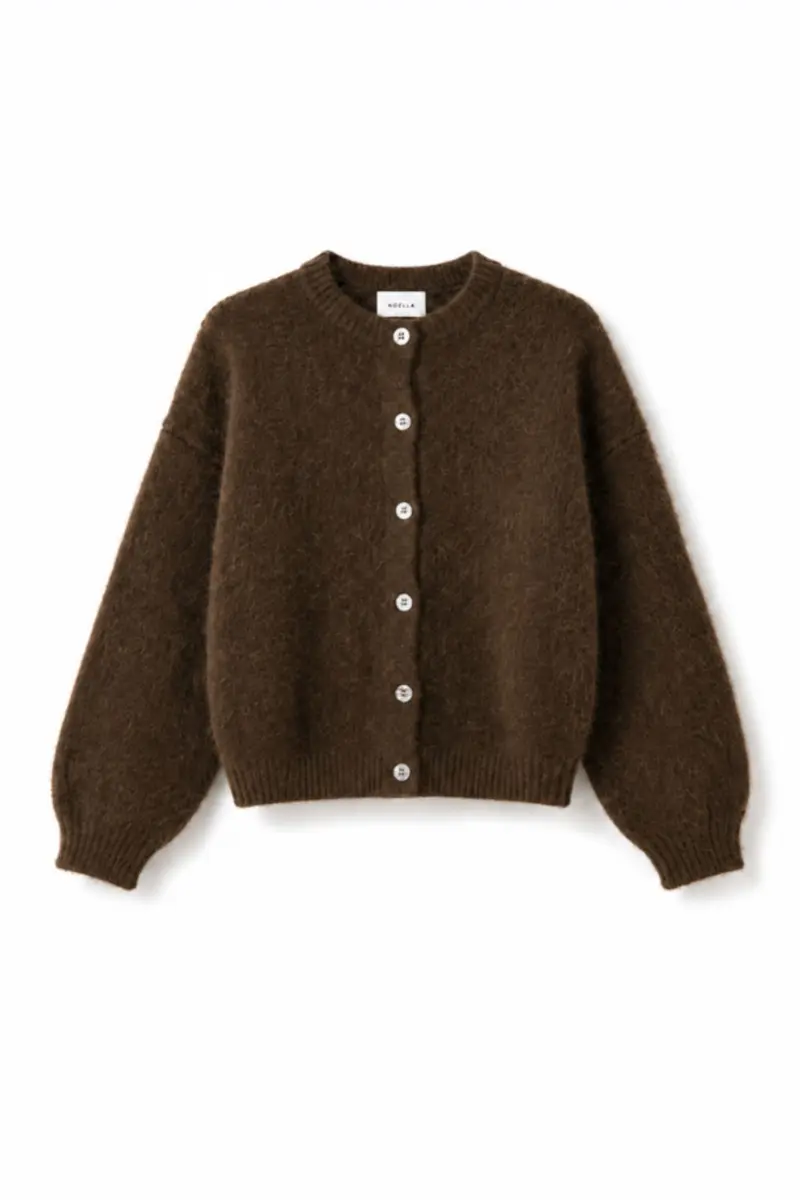 Noella - N-Mertice Knit Cardigan 16580005 - 674 - Chocolate
