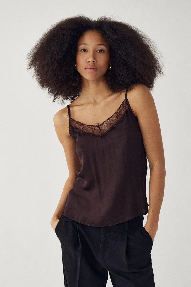Noella - N-Miliana Blouse 16440001 - 1507 - Copper Brown