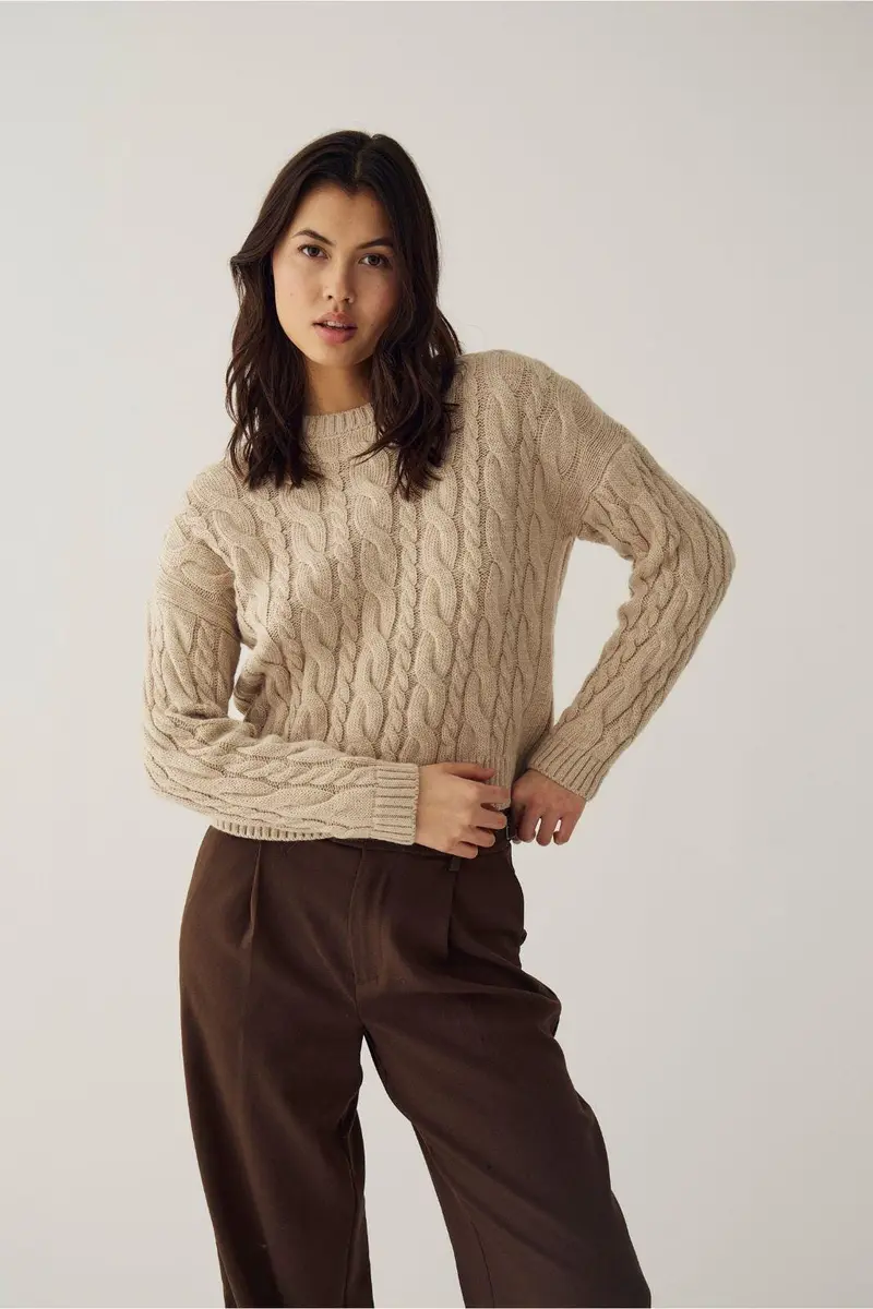 Noella - N-Morgana Knit 16820001 - 1526 - Beige Melange
