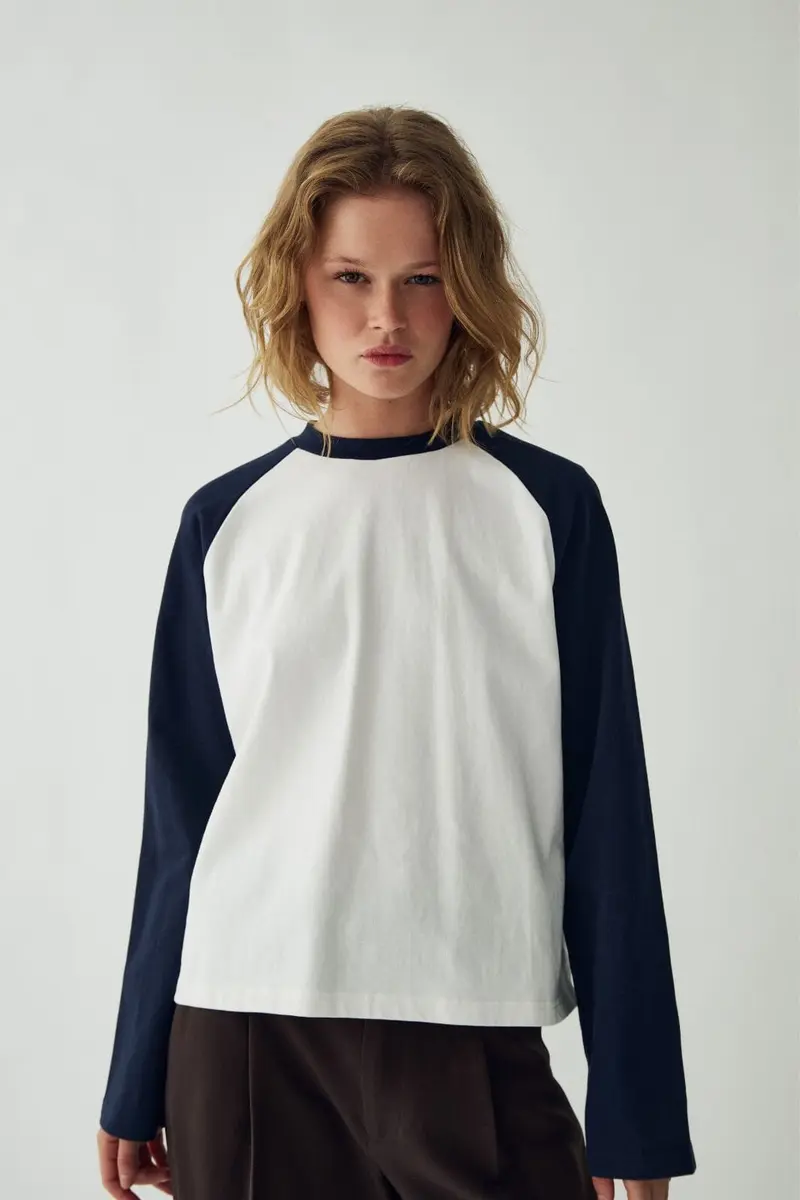 Noella - N-Nikkie Top 17590001 - 467 - White Navy Combo