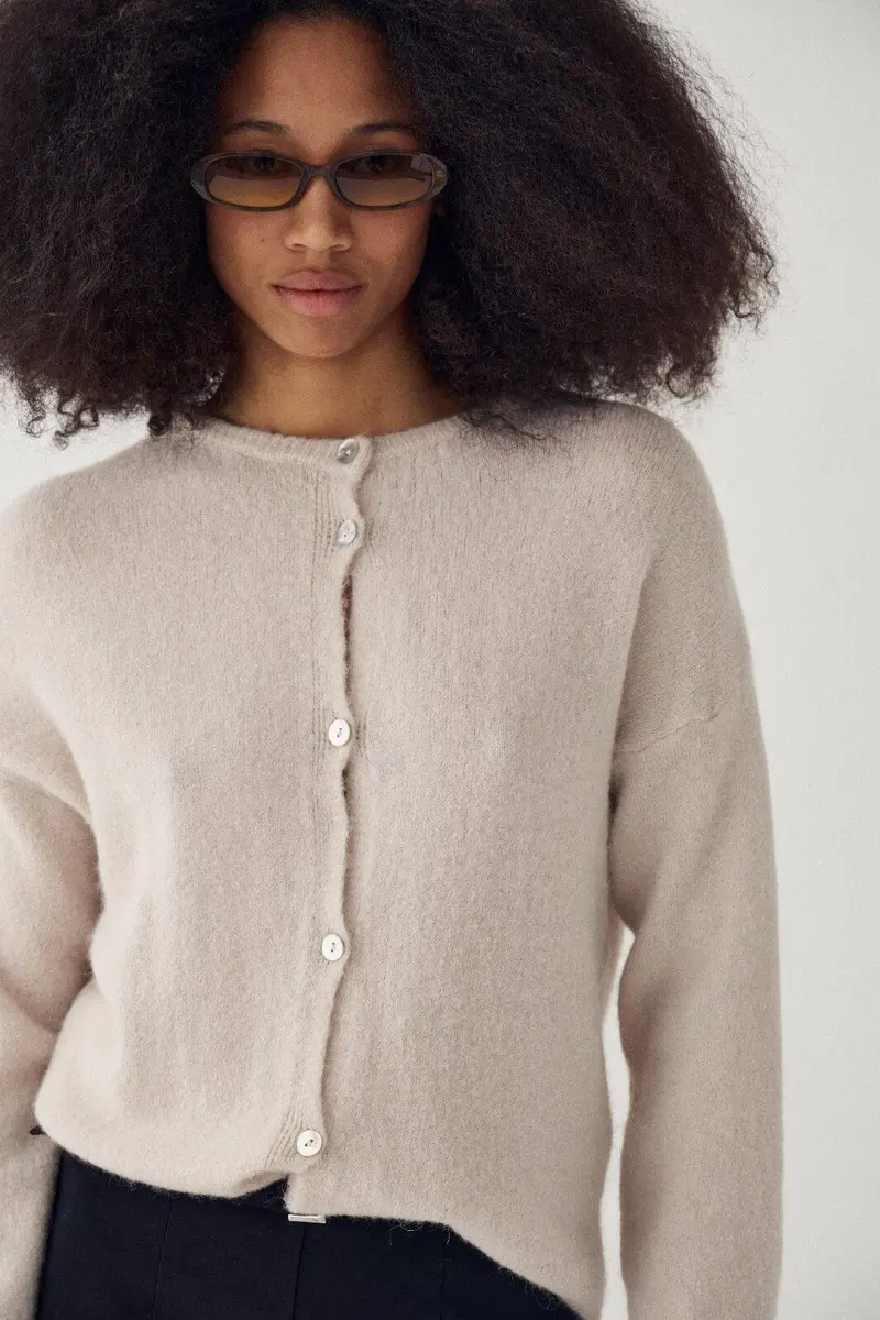 Noella - N-Numa Knit Cardigan 14900004 - 1206 - Oyster