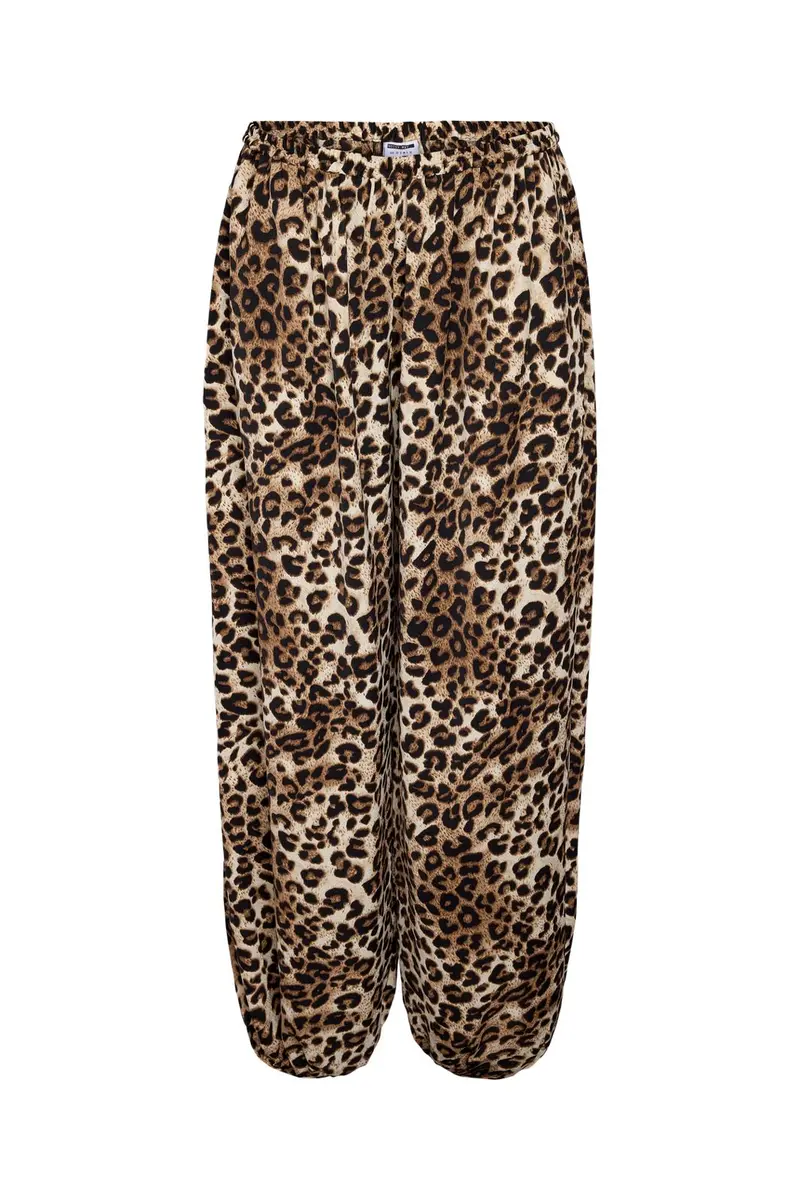 Noisy May - Nmbeya Balloon Leo Satin Pant - 5164970 Birch Leo
