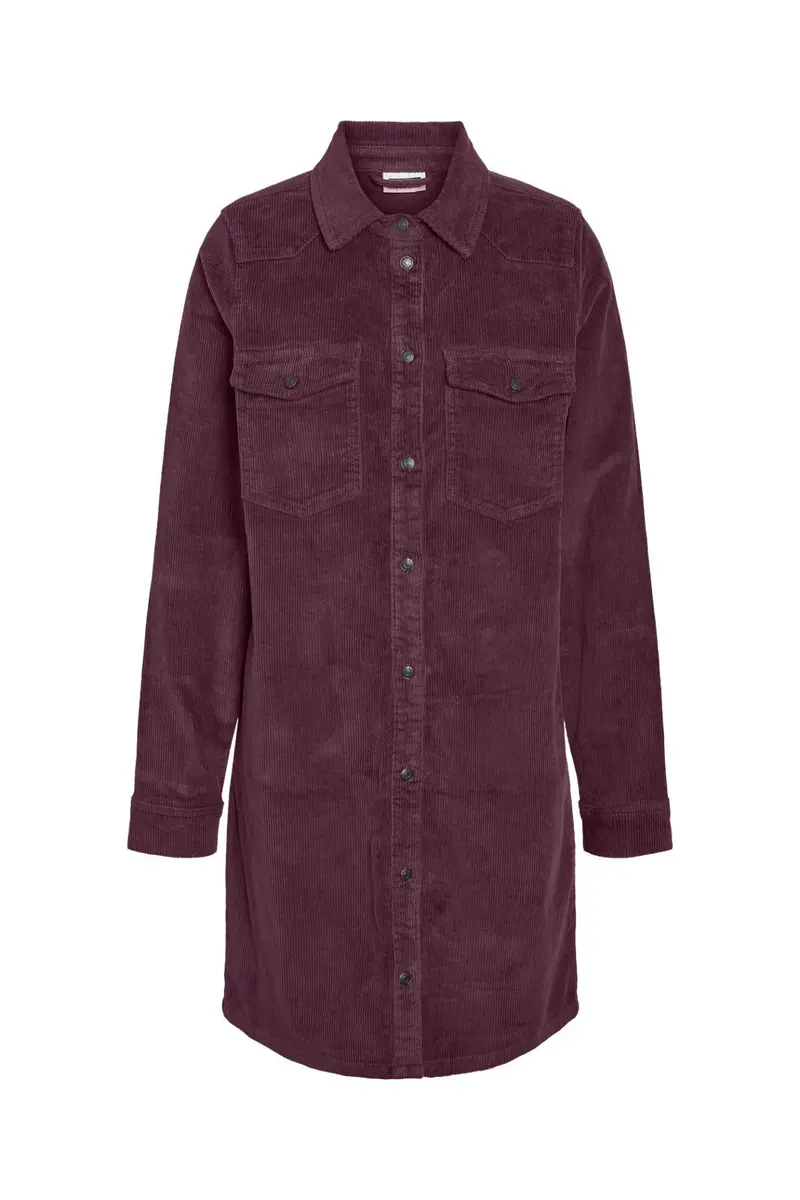 Noisy May - Nmcord New Signe L/S Dress - 5027694 Fig