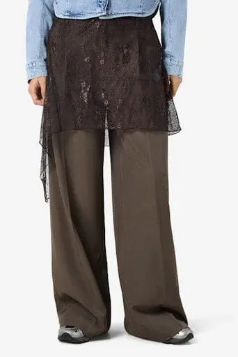 Noisy May - Nmida Elasticated Lace Skirt - 5097954 Delicioso
