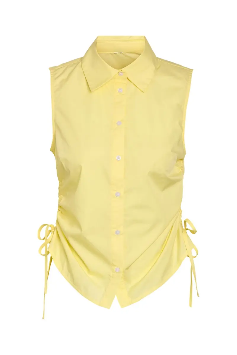 Noisy May - Nmliora S/L Shirt - 4979344 French Vanilla