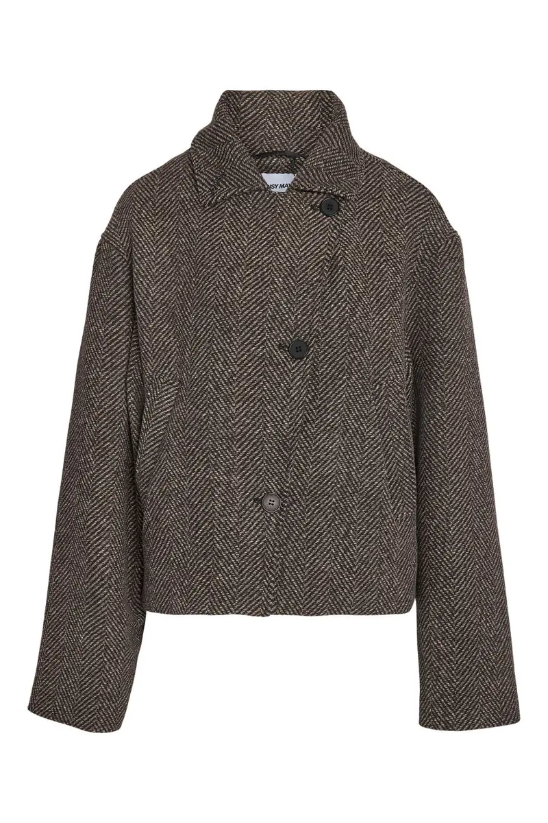 Noisy May - Nmmaddie L/S Jacket - 5075810 Chocolate Brown